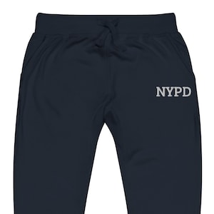 NYPD fleece sweatpants, New York City Police Department, NYPD gift