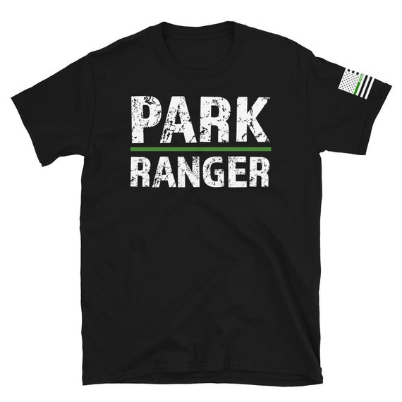 Park Ranger Thin Green Line T-shirt | Etsy