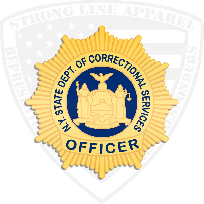 Doc Flag NYS Correction Officer Sticker, New York State Corrections, NYSDOCS ...