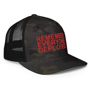 RED Friday Closed-back Trucker Cap, Remember Everyone Deployed