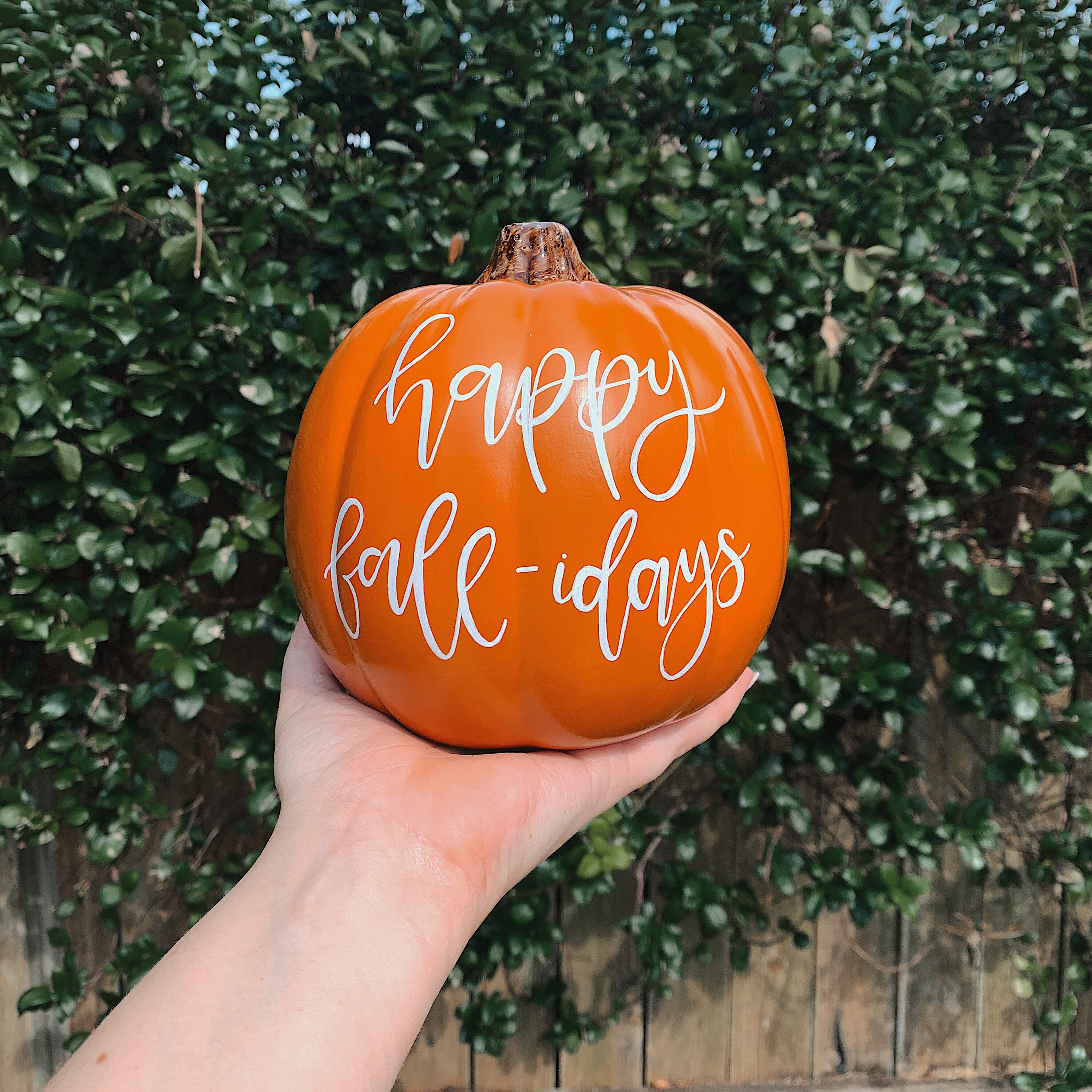 Citrouille Orange Personnalisée, Citrouille Décor d'automne, Moyenne, Petite Citrouille, Lettré, Por