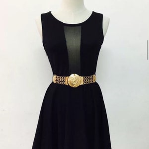 Gold evening best sale belt