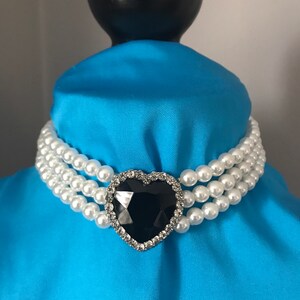 Chanel pearl necklace clearance etsy