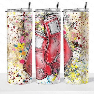 Guantes de boxeo SKINNY TUMBLER de 20 oz, envoltura recta, 1 archivo jpeg