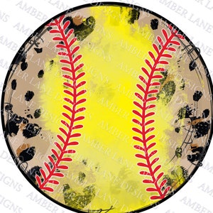 Softball with leopard, Watercolor Sublimation PNG Design