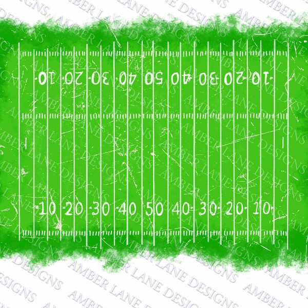 Football Field png file , hand drawn ,Watercolor Sublimation PNG Design, Grunge Football Design, two files
