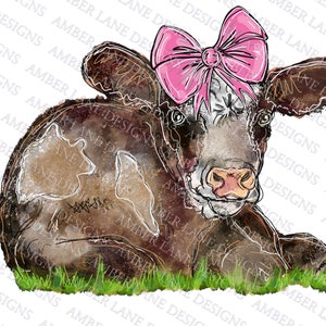 Strawberry Cow Clipart Cute Baby Cow Graphic by Topstar · Creative