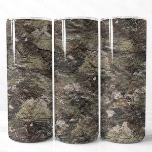 3D Texture Camouflage 20oz SKINNY TUMBLER straight wrap 1 jpeg file