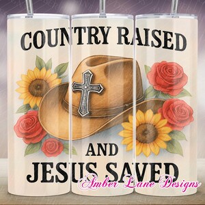 Pays élevé et Jésus Saved Design 20 oz SKINNY TUMBLER droit 1 fichier jpeg-pas transparent