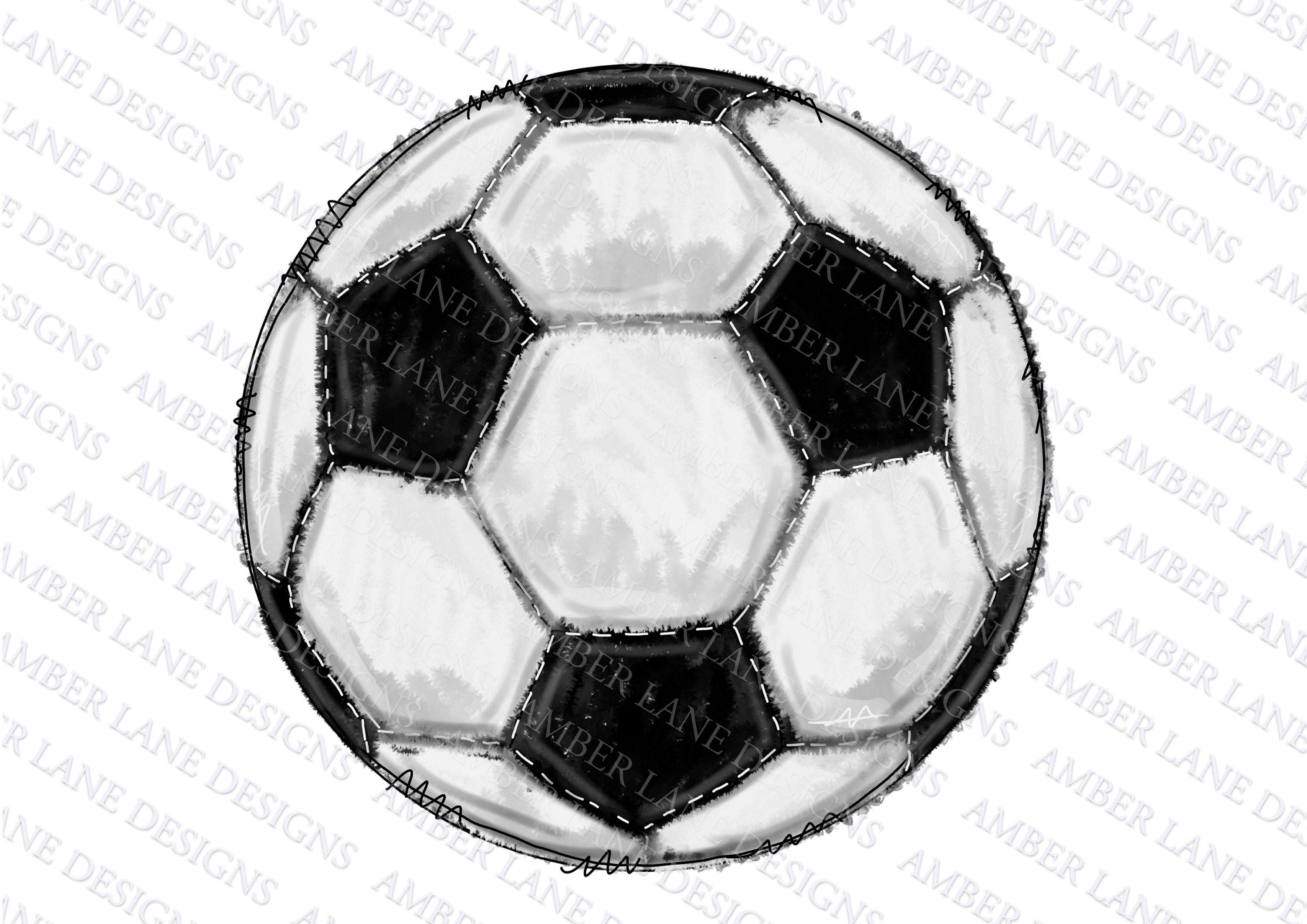 Drawing Black White Soccer Ball Football Stock Vector Royalty Free  1562810602  Shutterstock