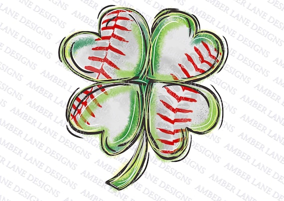 Clover　Line　 Clover day's Three Leaf Clover SVG, Clover Leaf Doodle SVG, Clover