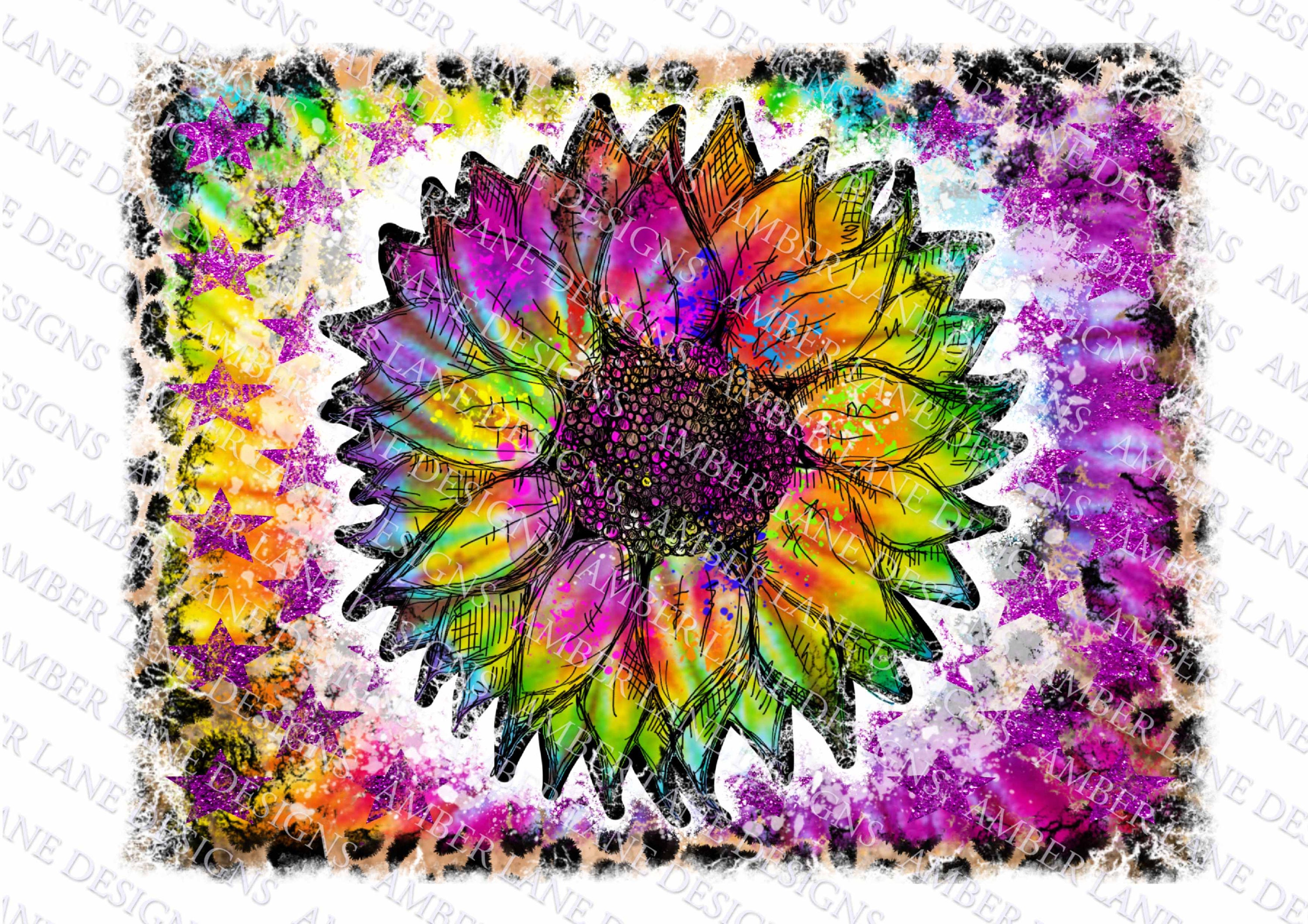 Sunflower Peace Love Hippie Sign PNG Rainbow Peace Sign PNG Etsy