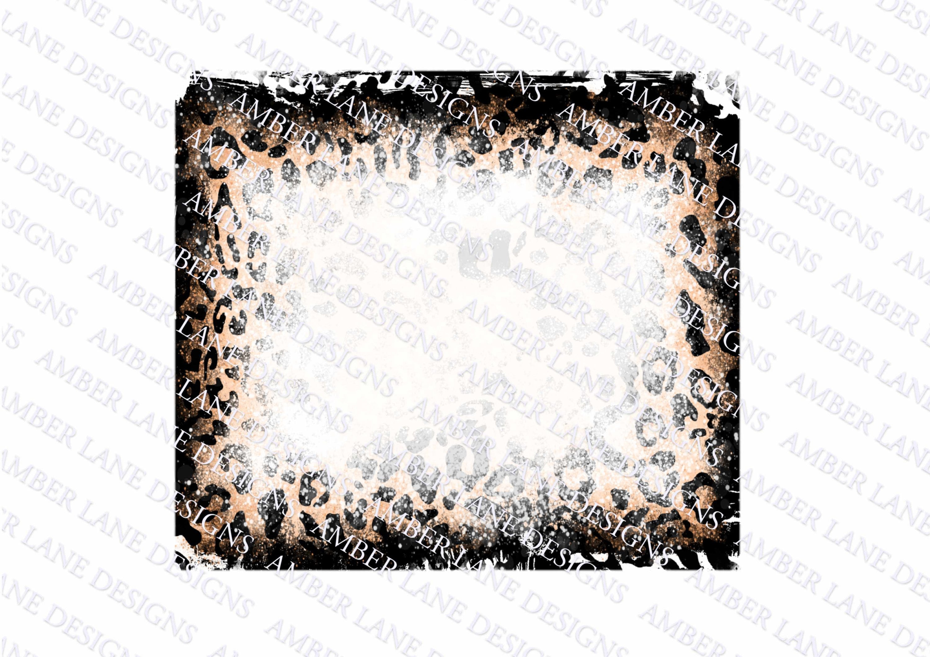 set of 6 overlay Distressed Leopard Print Sublimation PNG Distressed background Frame Instant Download Cheetah background grunge
