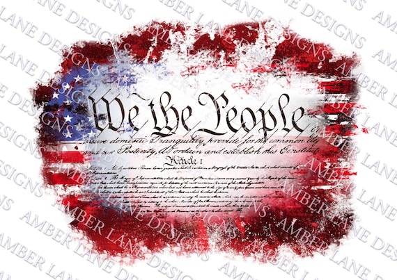 We the People USA Flag American Flag Red Grunge Background - Etsy