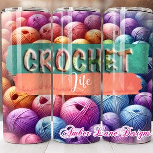 Crochet Life Garnknäuel in Regenbogenfarben