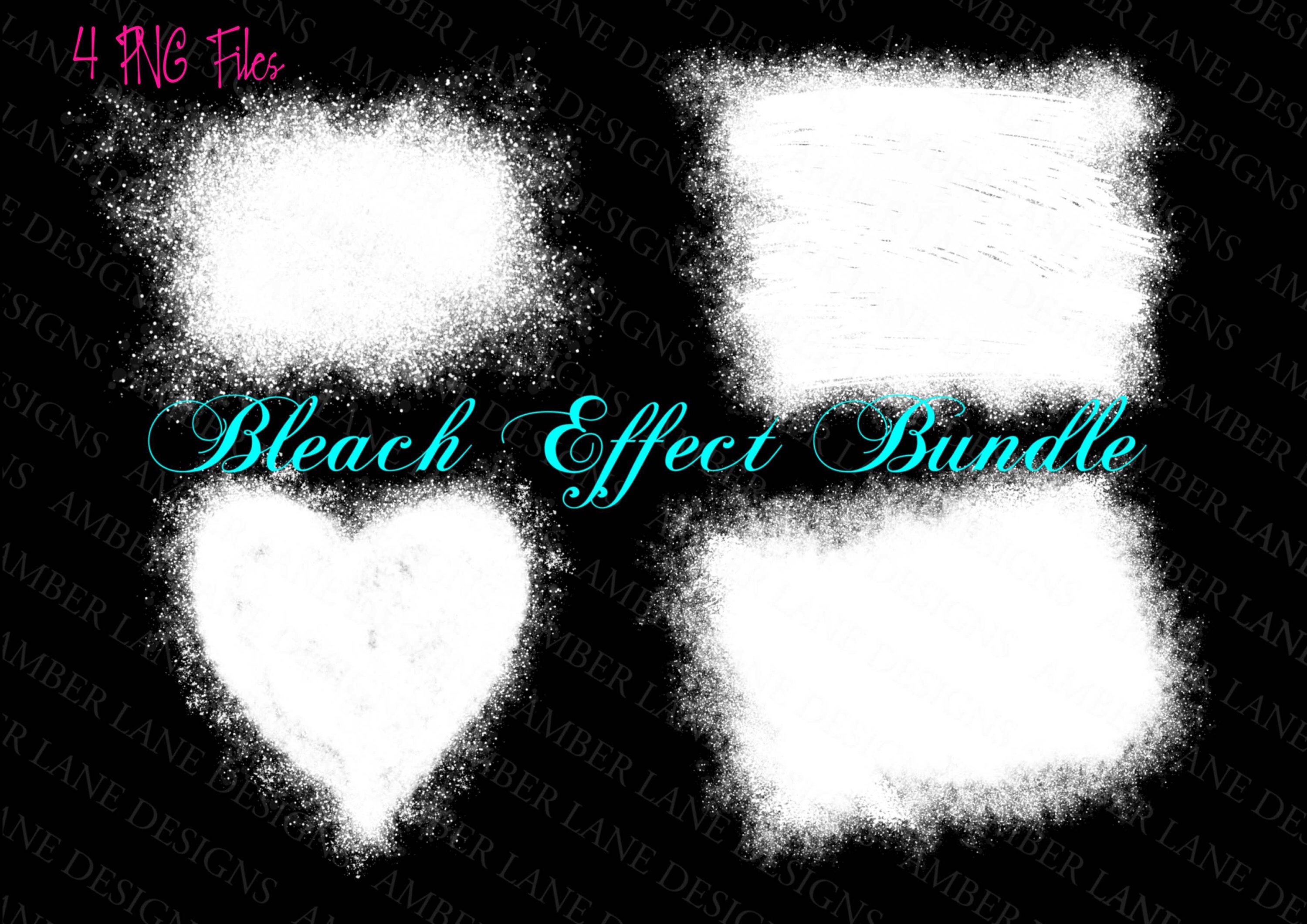 Download Bleach Effect Design Bundle for Mockups, 4 PNG files ...
