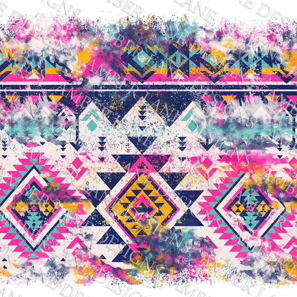 Pink Aztec Grunge backsplash, sublimation, scrapbook background, png file