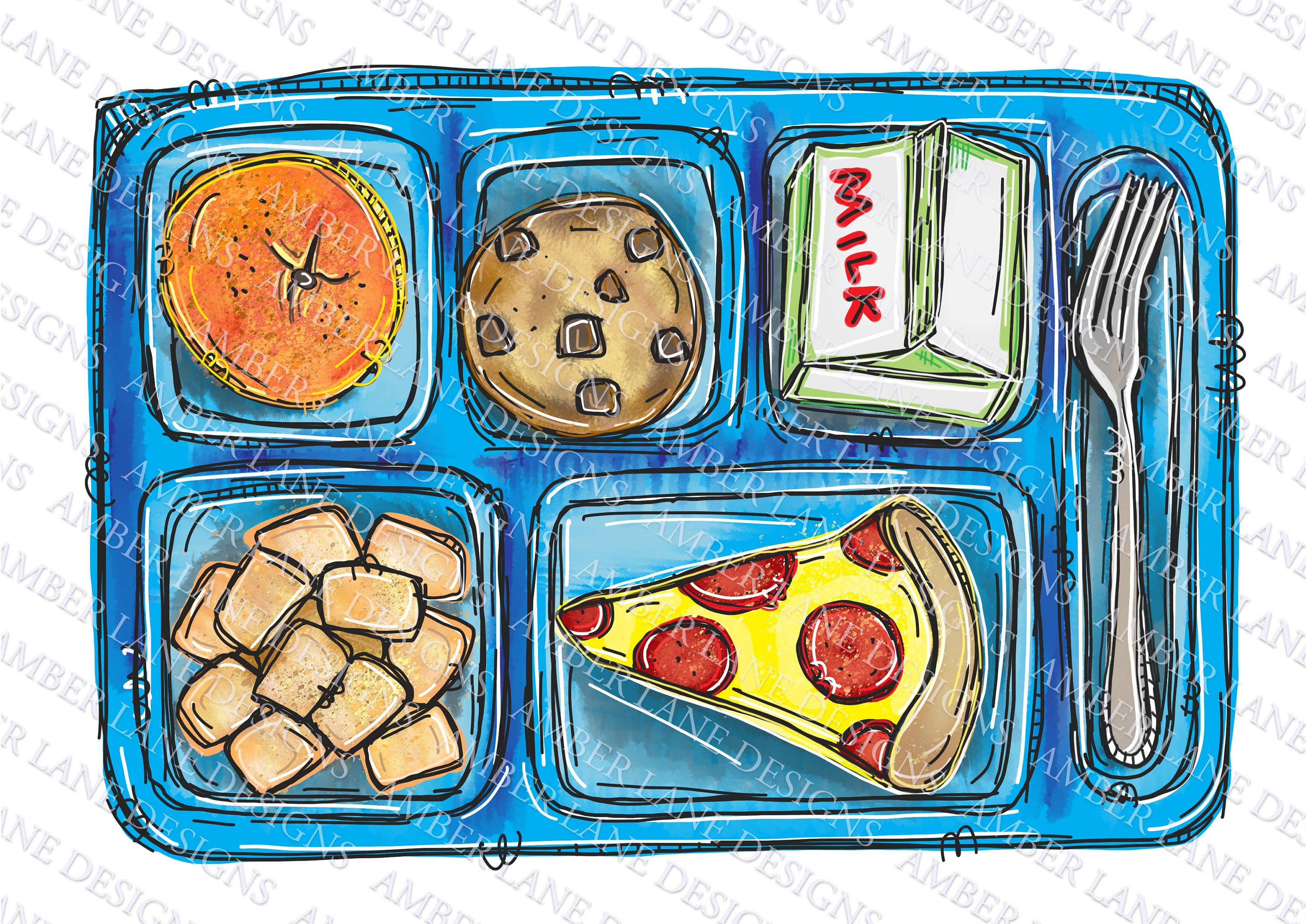 Kids Lunch Trays 