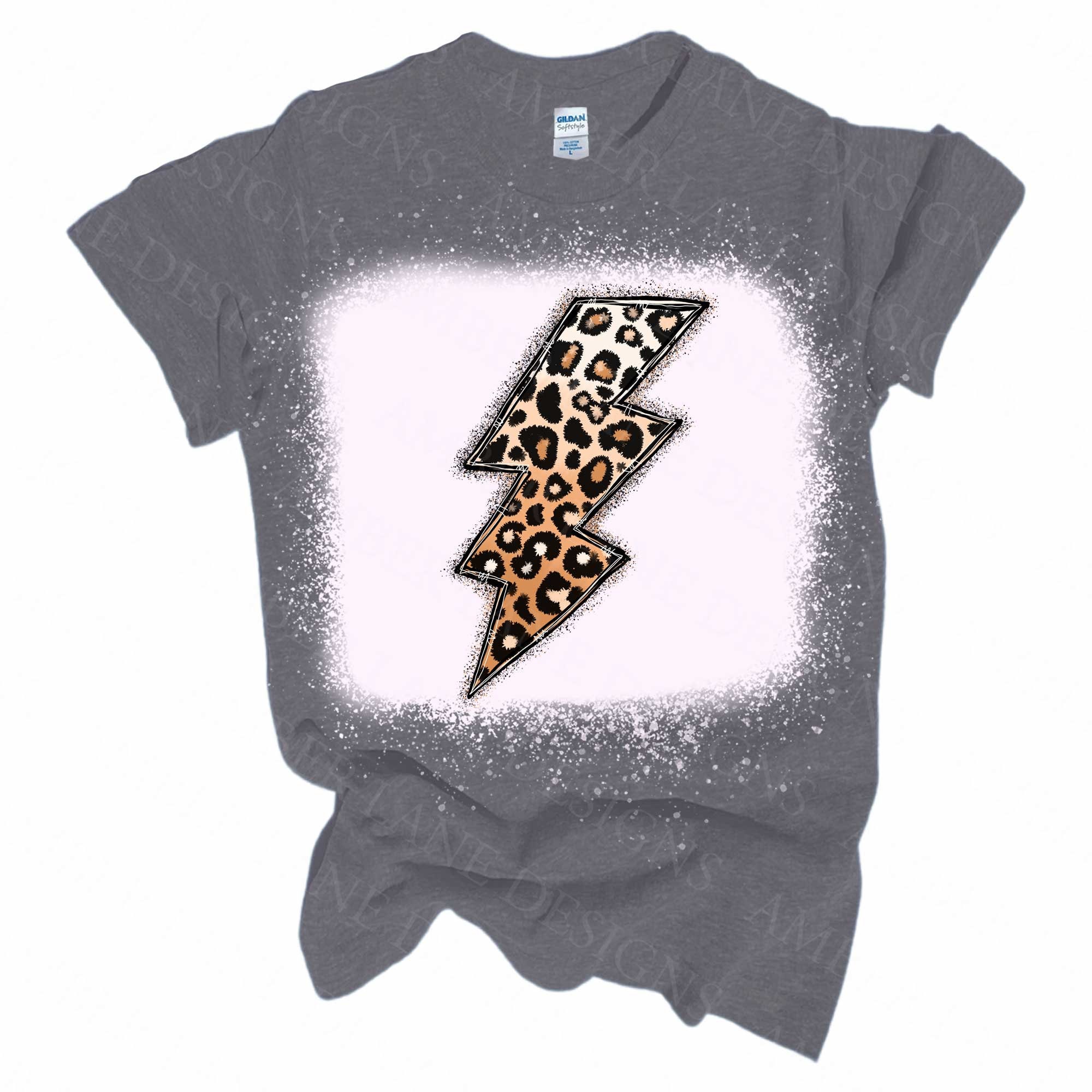 Leopard Print Lightning Bolt Png Leopard Png Sublimation - Etsy UK
