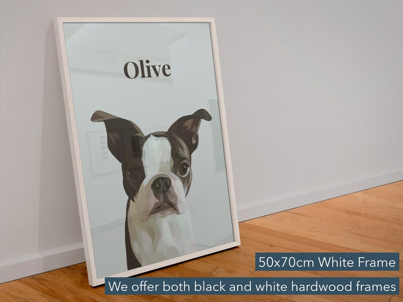 Custom Dog Portrait Gift for Dog Lovers Illustrated Etsy