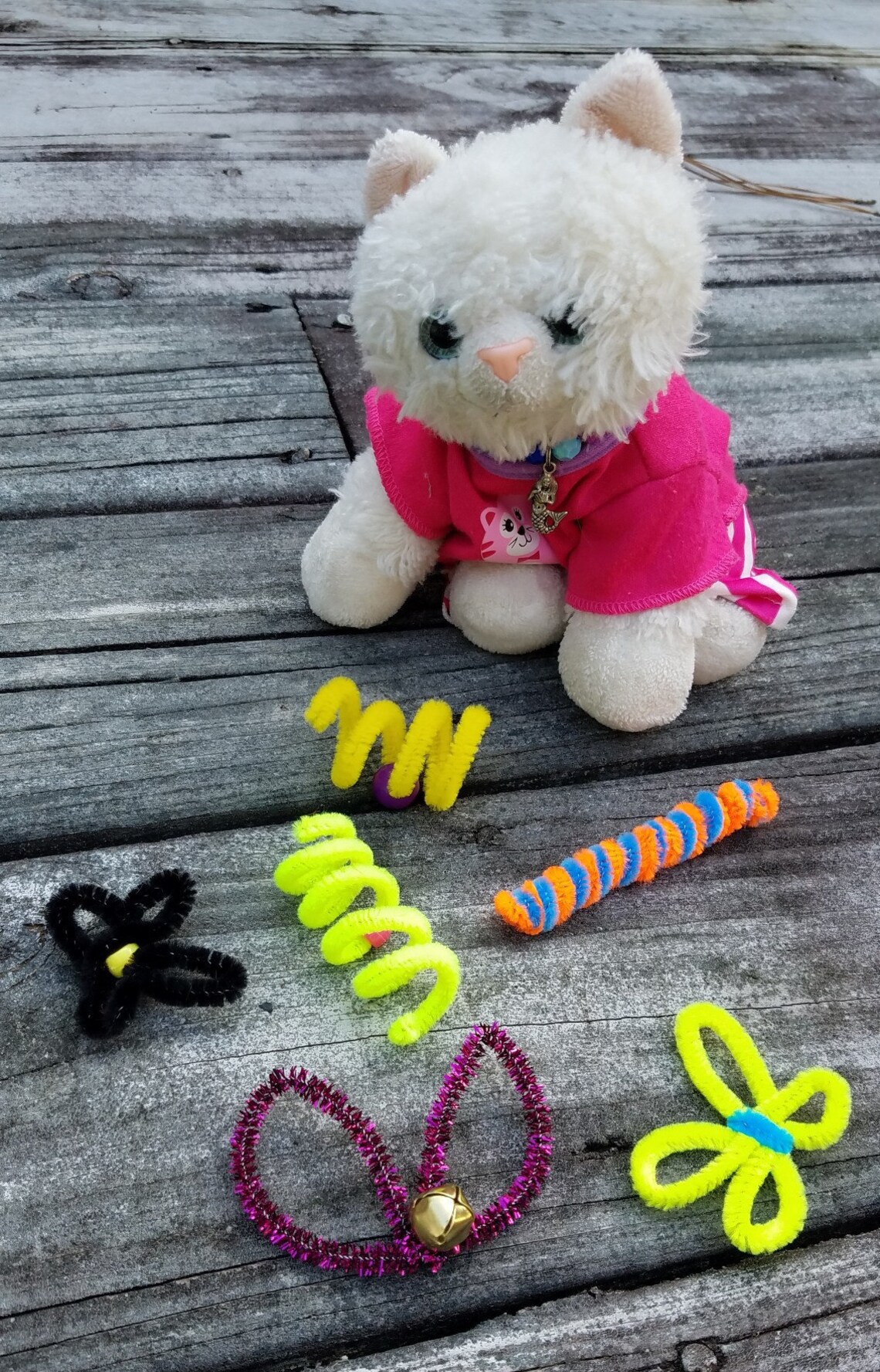 Cat Toys to Bring You Joy Pipe Cleaner Jingle Bells Fun for Etsy