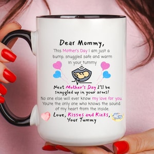 Geschenk für werdende Eltern, neues Schwangerschaftsgeschenk für Mama, Mama-Schwangerschaftsankündigungstasse, neue Mutter, um Geschenk zu sein