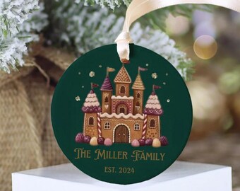 Personalized Nutcracker Ceramic Ornament with Ribbon and Gift Box, Classic Family Christmas Keepsake, Custom 2026 Christmas Tree Decor Gift
