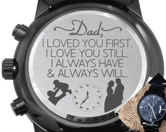 Vader van de bruid cadeau van dochter, gegraveerd horloge, trouwdagcadeaus voor papa, trouwdag horlogecadeau voor papa van bruid, huwelijksfeest