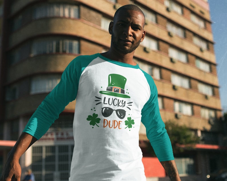 St Dude Gift Lucky I/'m Irish Top T-Shirt for Guy Drinking Beer Tee Patrick/'s Day Man/'s Tee Shirt Funny T Saint Paddy/'s Day Shirt