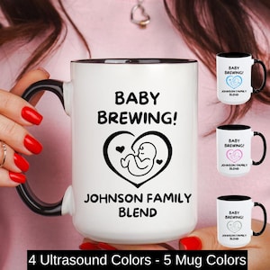 Erwartete Mutter Geschenk, personalisierte erwartende Geschenk der Eltern, kundenspezifische neue Schwangerschaftsgeschenk für Mutter, Familienmischung Schwangerschaftsankündigungs-Kaffeetasse