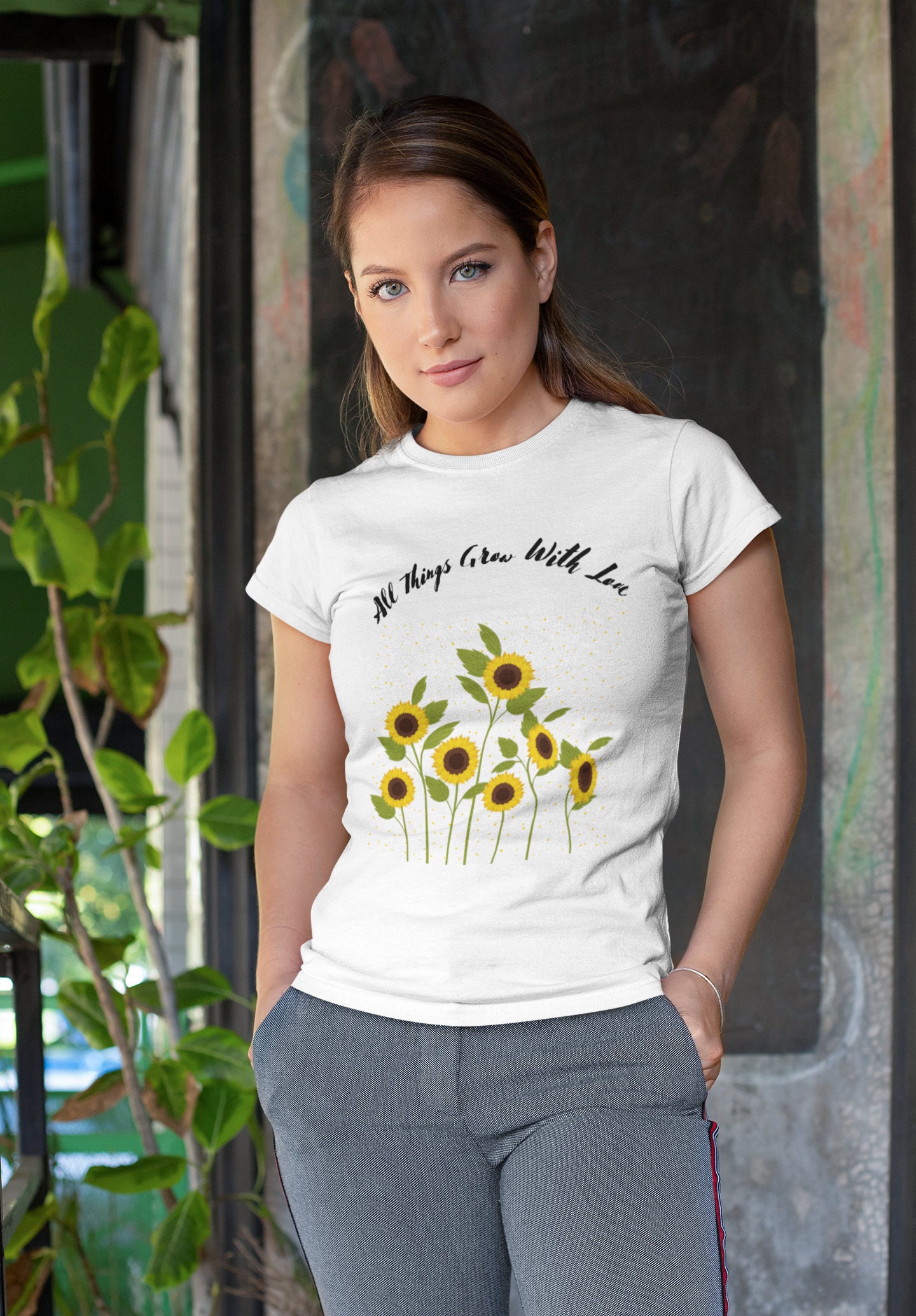 Damen Kleidung Indoor Pflanzen Garten Geschenk Shirts für