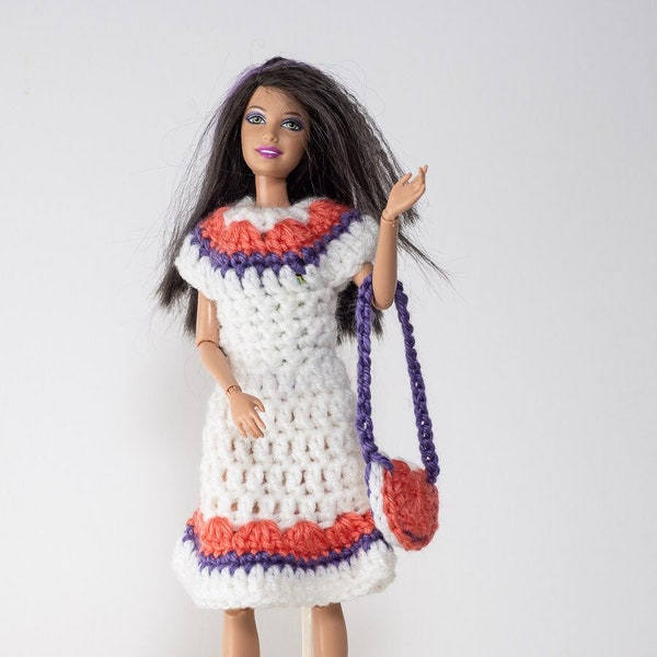 Fit and Flare Crochet Barbie Dress