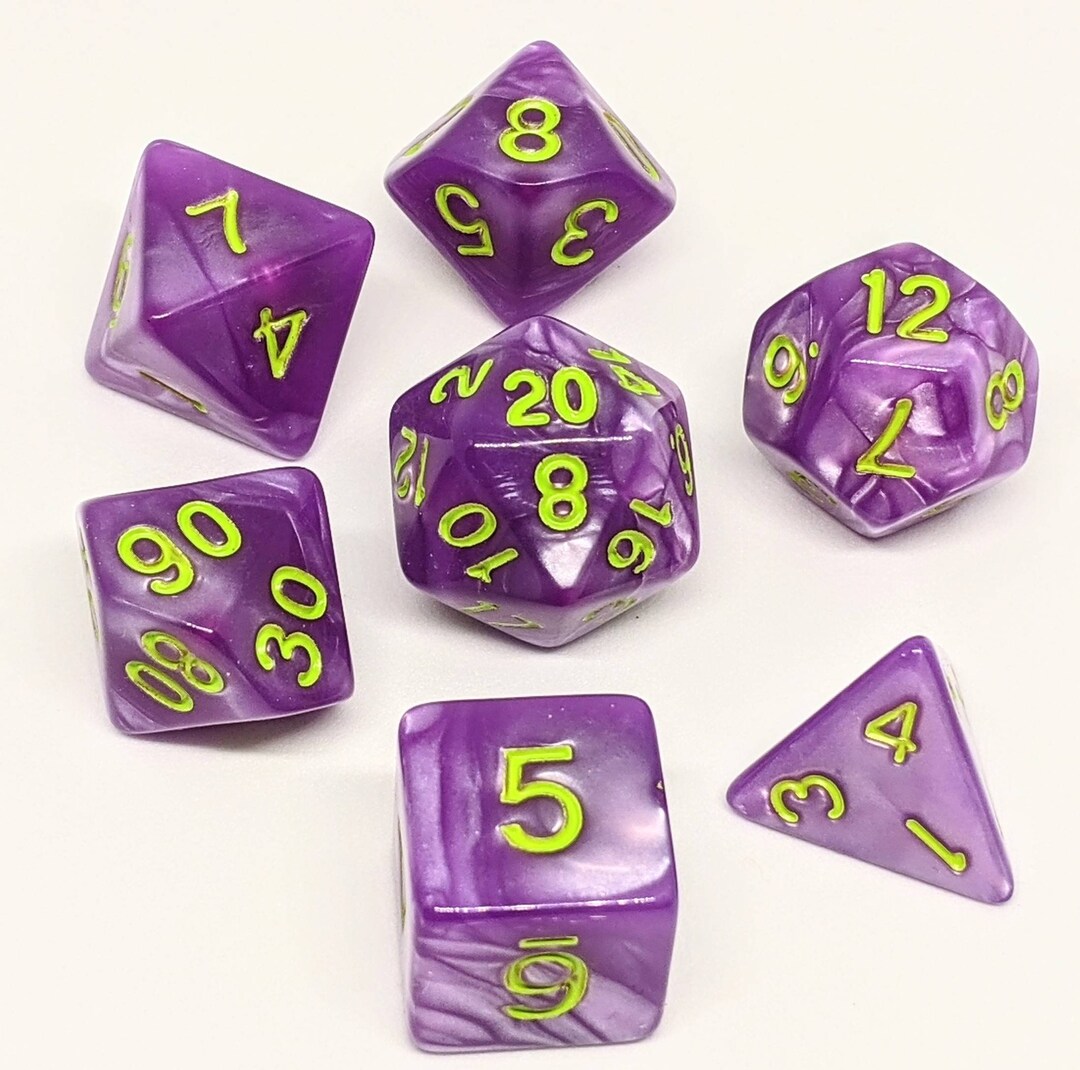 Transmutation School of Magic RPG Dice Set Pathfinder DND Etsy