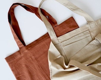 Tote Bag | Sac fourre-tout en coton | Sac à provisions| Panier | Sac fourre-tout en tissu | Sac coloré I fait main