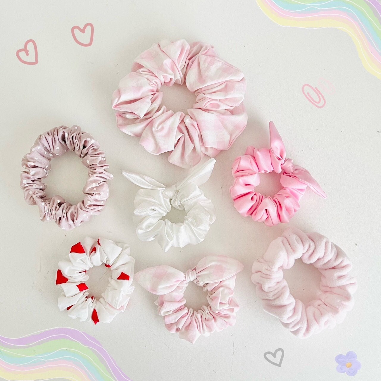 Boho-Satin-Haarschleife – Elegantes Scrunchy Aus Seidensatin, Elastisch & Vielseitig – Braun