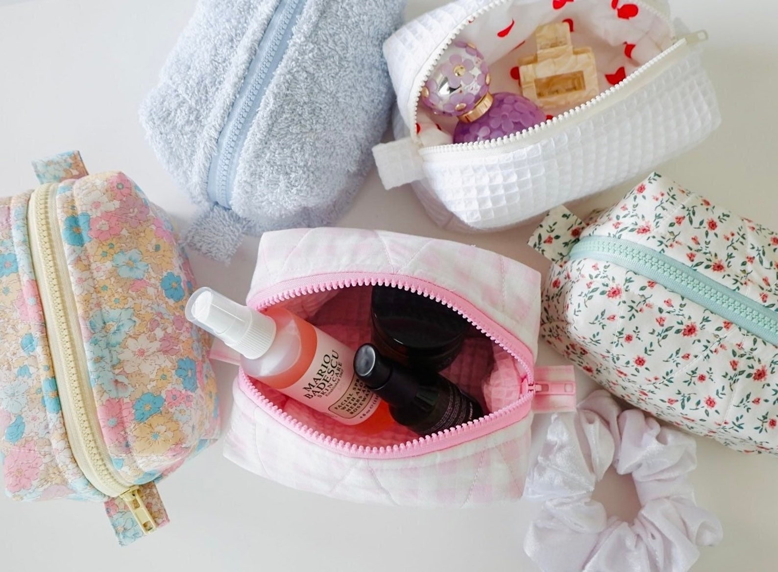 Makeup Bag Toiletry Bag Zipper Case Square Storage Case Travel Case