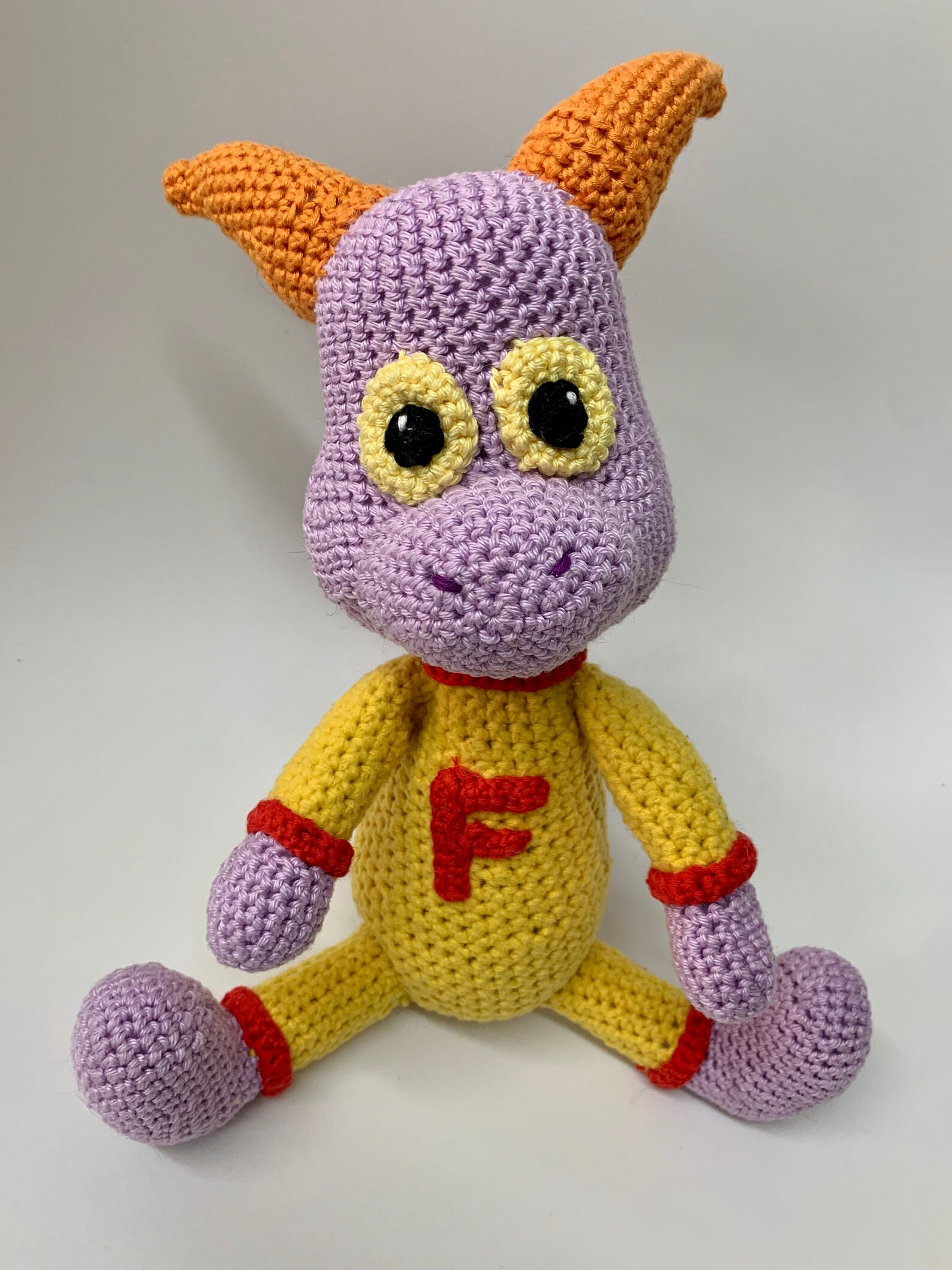 Crochet Pattern Figment Dragon Etsy