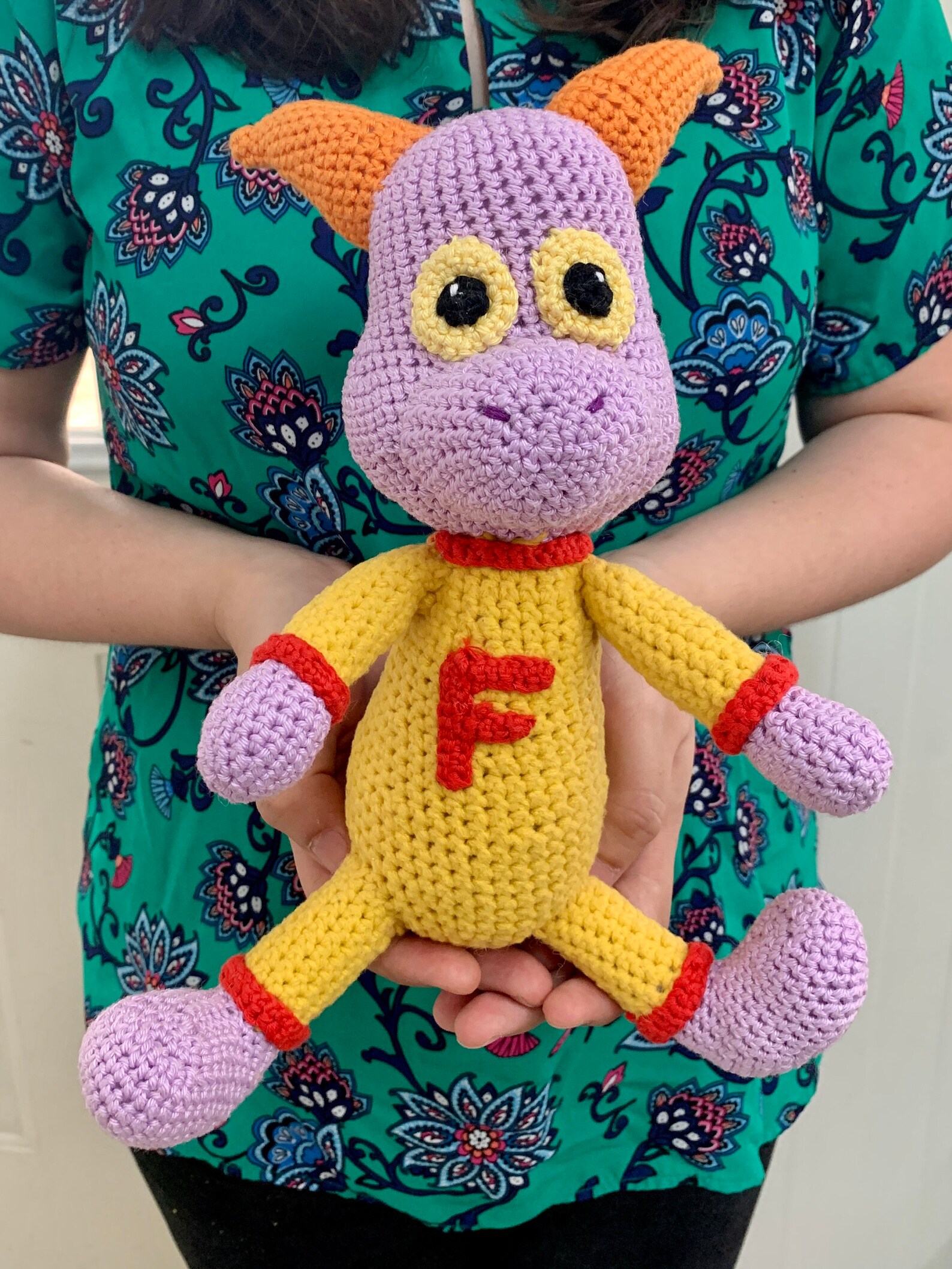 Crochet Pattern Figment Dragon Etsy