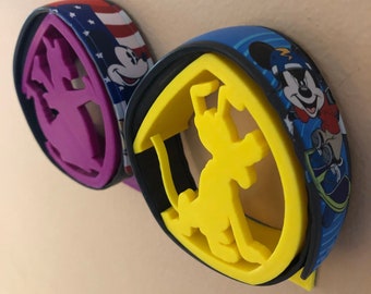 Wall Mounted MagicBand Display Holder  *Option 1 Characters* 3D Printed