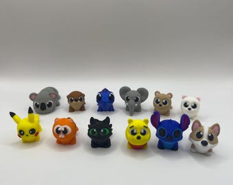 Mini Flexi Animals 3D Printed