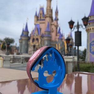 Cinderella Castle and Winnie The Pooh Disney Character MagicBand Display Holder 3D Printed image 4