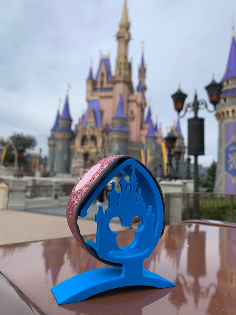 Cinderella Castle and Winnie The Pooh Disney Character MagicBand Display Holder 3D Printed image 4