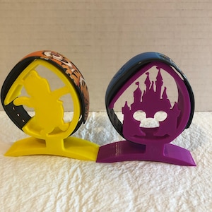 Cinderella Castle and Winnie The Pooh Disney Character MagicBand Display Holder 3D Printed image 1