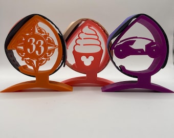 MagicBand Display Holder  *Option 2 Characters* 3D Printed