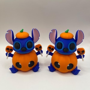2 Pumpkin Stitch Mini Figure Halloween Characters