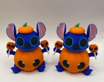 2 Pumpkin Stitch Mini Figure Halloween Characters