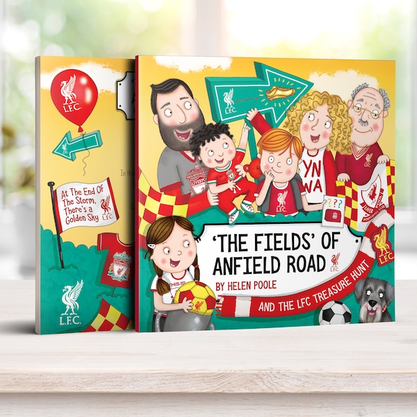 LFC Book 2 – The Fields Of Anfield Road And The LFC Treasure Hunt – Liverpool FC Children's Rhyming Picture Book Signed