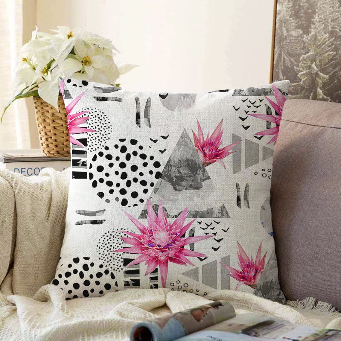 Pillow Cover Cushion Cover 55 x 55 cm Etsy
