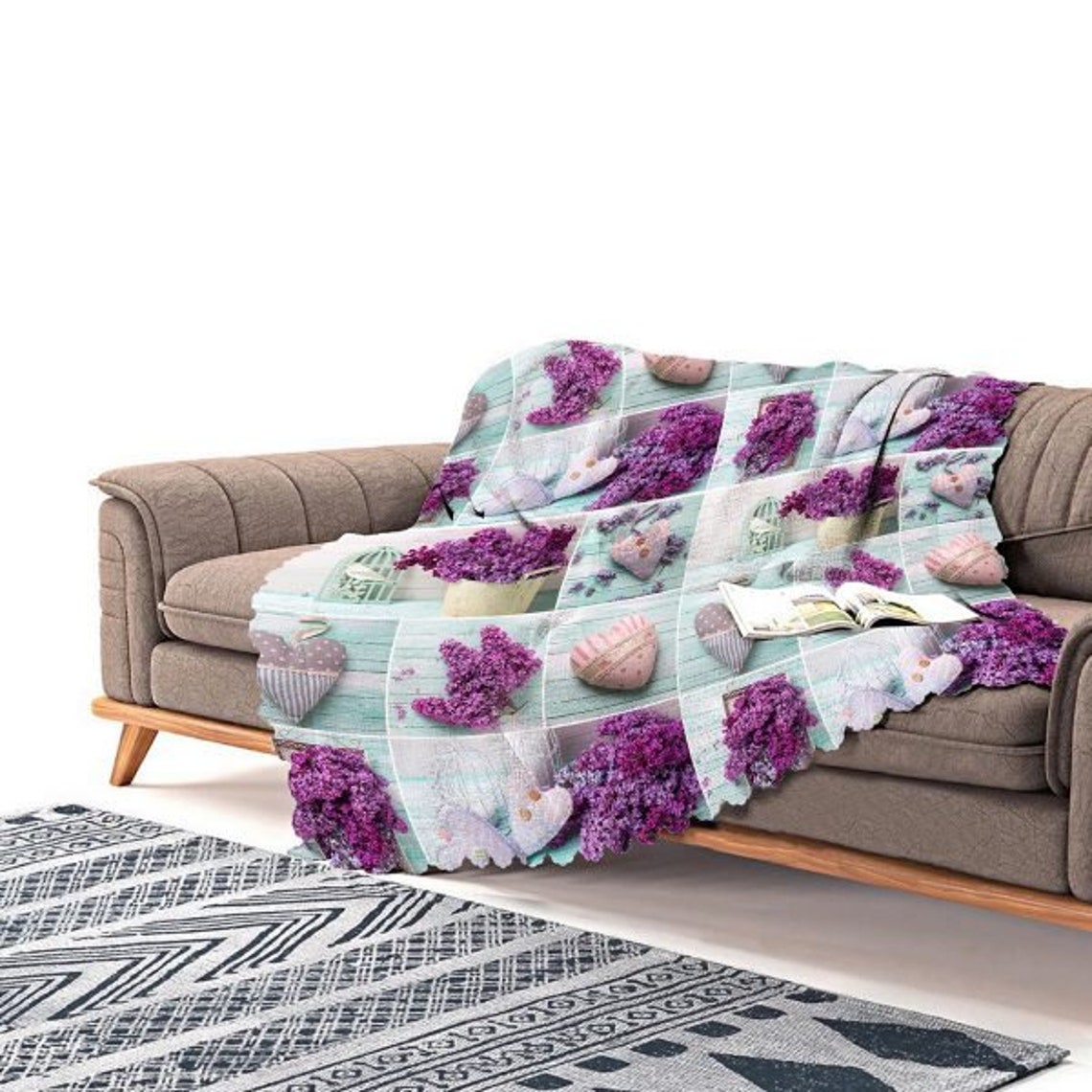 Blanket Throw Blanket Sofa Cover Weighted Blanket Adult Etsy