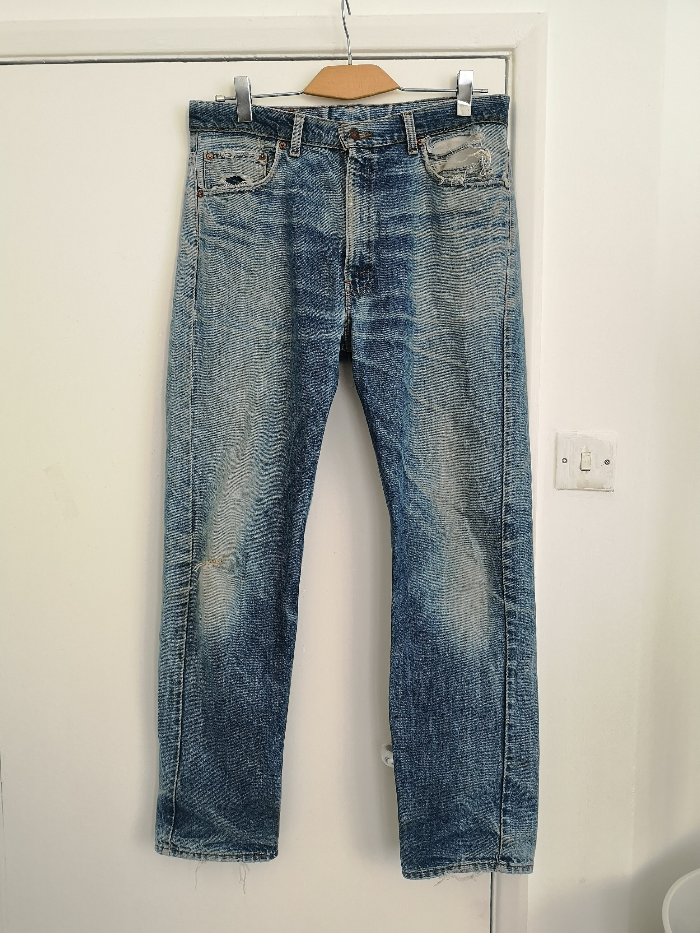 Vintage Levis 505 Mens Blue Denim Jeans in Size W36/L32 | Etsy